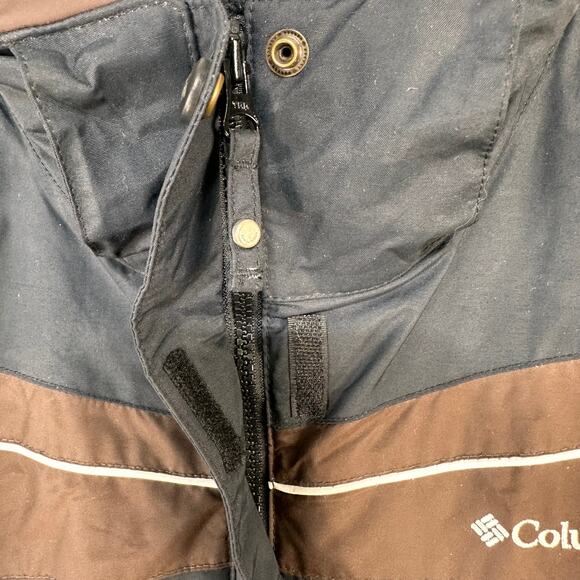 Columbia Interchange 2 In 1‎ Jacket Womens M Black Brown Removable Fleece Jacket - Picture 7 of 11